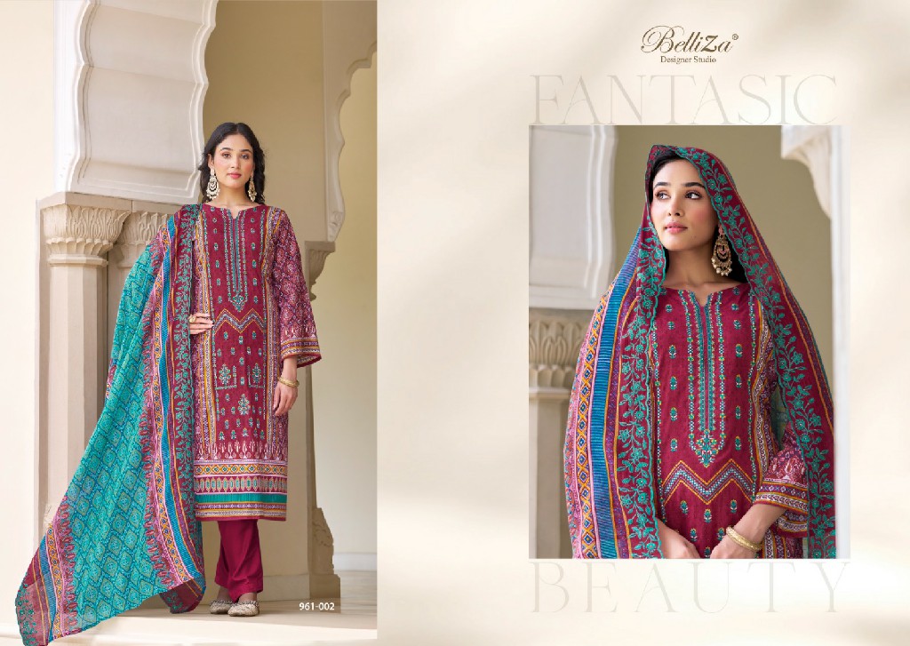 zubiya vol 2 by belliza designer cotton modal pakistani dress material