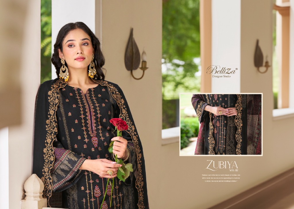 zubiya vol 2 by belliza designer cotton modal pakistani dress material