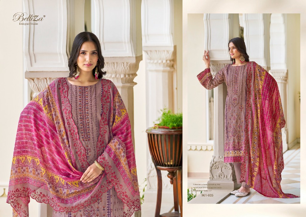 zubiya vol 2 by belliza designer cotton modal pakistani dress material