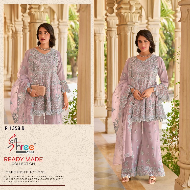 Shree Fabs R-1358 Wholesale Readymade Indian Pakistani Salwar Suits