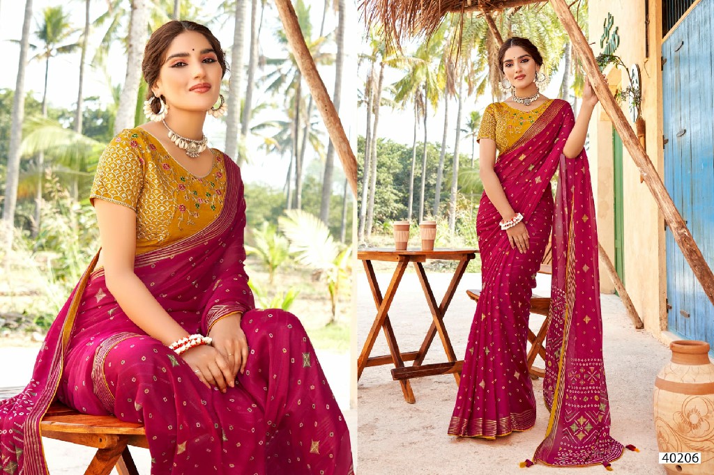 5d Designer Rangeeli Wholesale Indian Ethnic Sarees