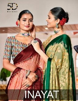 5d Designer Inayat Wholesale Indian Ethnic Sarees