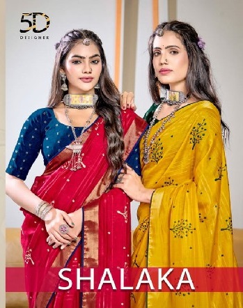 5d Designer Shalaka Wholesale Indian Ethnic Sarees