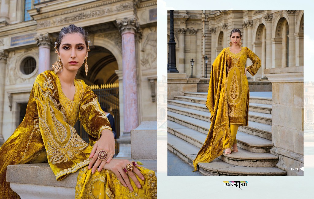 Rangati Erika Wholesale Viscose Plush Velvet Winter Collection