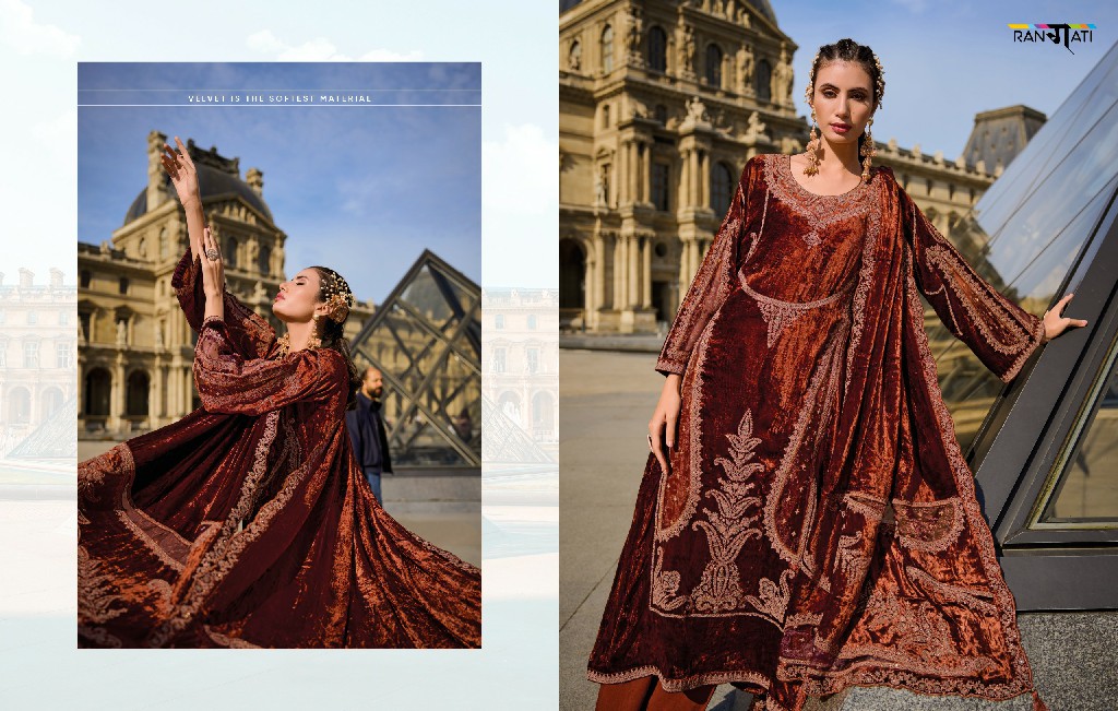 Rangati Erika Wholesale Viscose Plush Velvet Winter Collection