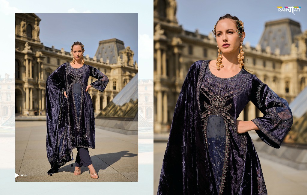 Rangati Erika Wholesale Viscose Plush Velvet Winter Collection