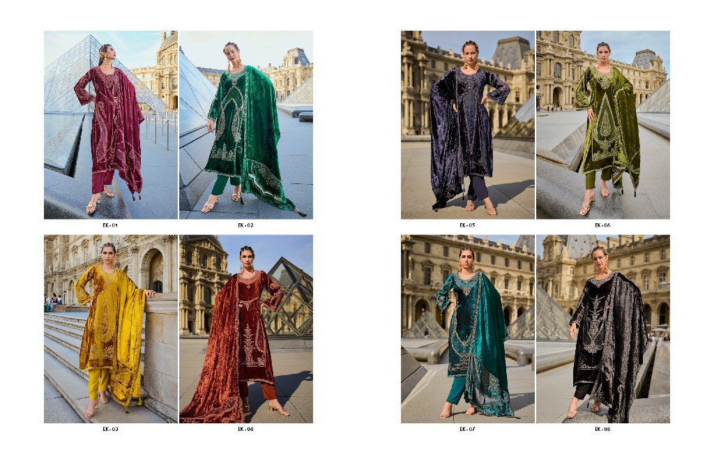 Rangati Erika Wholesale Viscose Plush Velvet Winter Collection