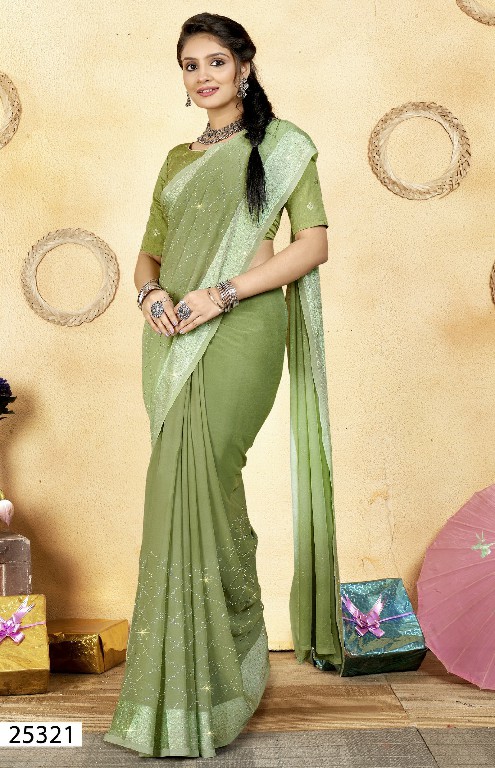 Vallabhi Kairavi Wholesale Fancy Swarovski Work Sarees