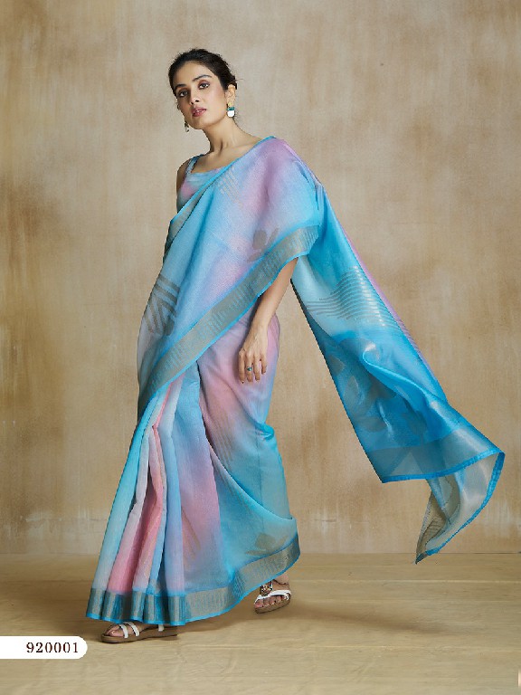 Rajpath Watermelon Wholesale Fancy Fabric With Digital Print Indian Sarees
