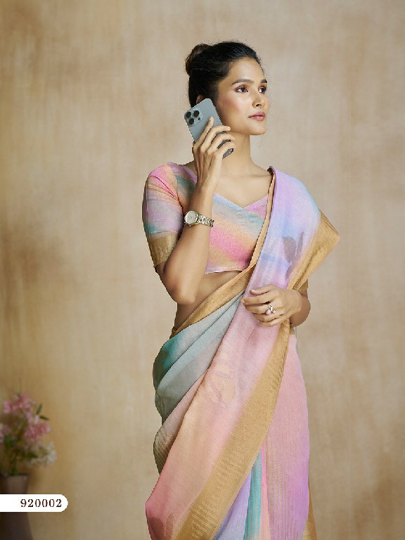 Rajpath Watermelon Wholesale Fancy Fabric With Digital Print Indian Sarees
