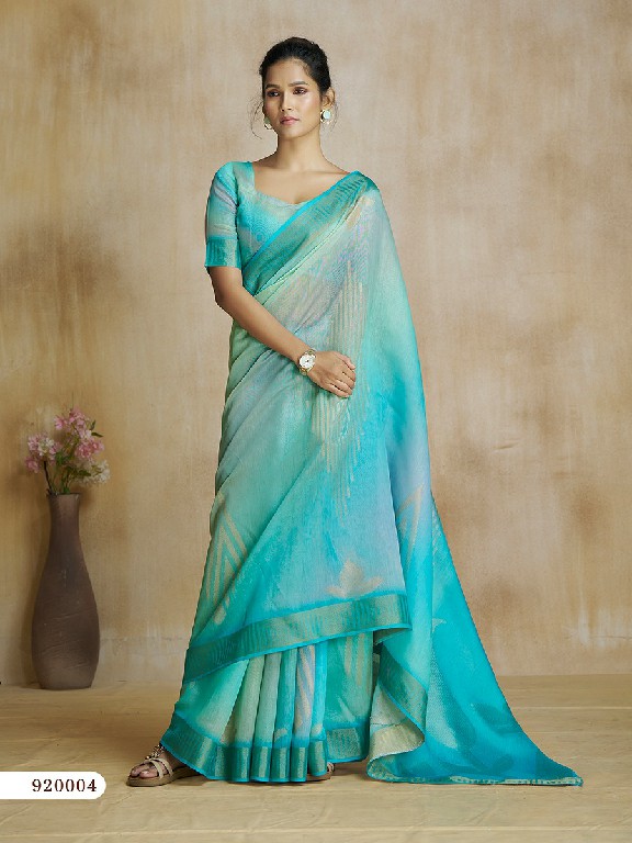 Rajpath Watermelon Wholesale Fancy Fabric With Digital Print Indian Sarees