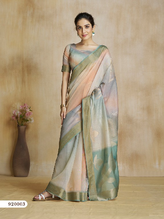Rajpath Watermelon Wholesale Fancy Fabric With Digital Print Indian Sarees