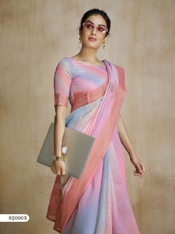 Rajpath Watermelon Wholesale Fancy Fabric With Digital Print Indian Sarees