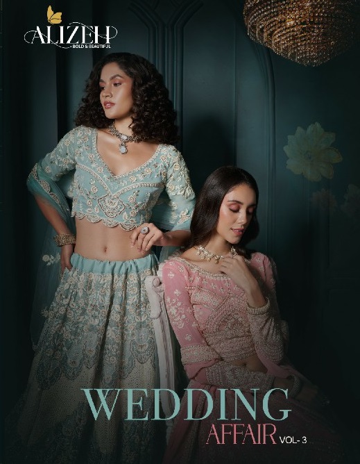 Alizeh Wedding Affair Vol-3 Wholesale Designer Lehengas Choli Catalog