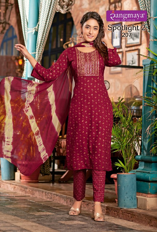 Rangmaya Spotlight Vol-2 Wholesale Kurti With Pant And Dupatta