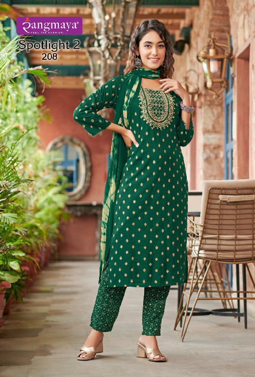 Rangmaya Spotlight Vol-2 Wholesale Kurti With Pant And Dupatta