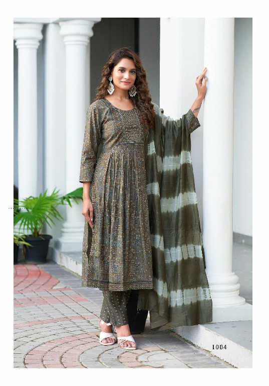 Mystic 9 Mona Vol-1 Wholesale Premium Quality Nyra Cut Kurtis With Pant And Dupatta