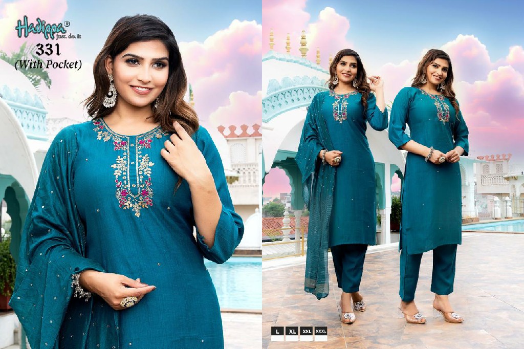 Hadippa Sky Vol-1 Wholesale Straight Cut Kurti With Pant And Dupatta