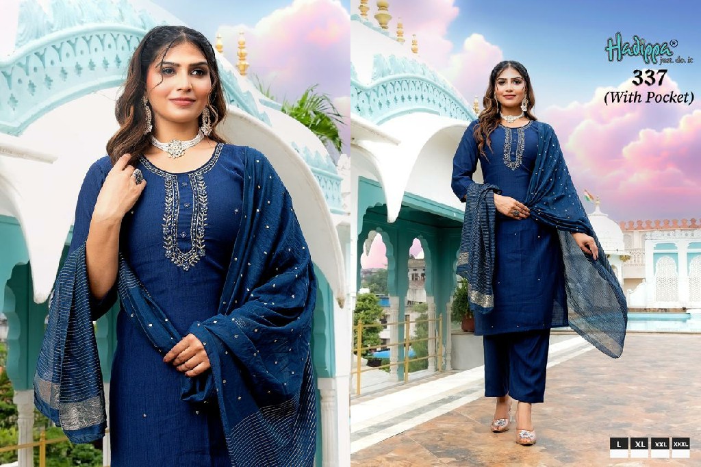 Hadippa Sky Vol-1 Wholesale Straight Cut Kurti With Pant And Dupatta