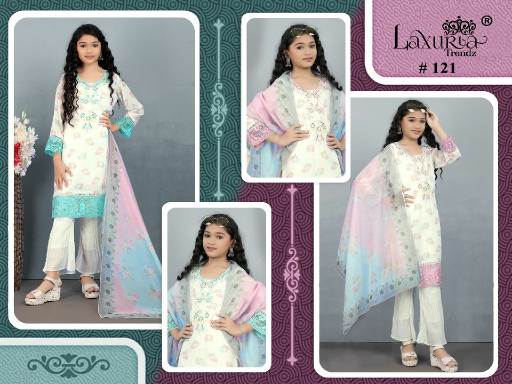 Luxuria LT-121 Kids Wholesale Luxury Pret Formal Wear Kids Suits