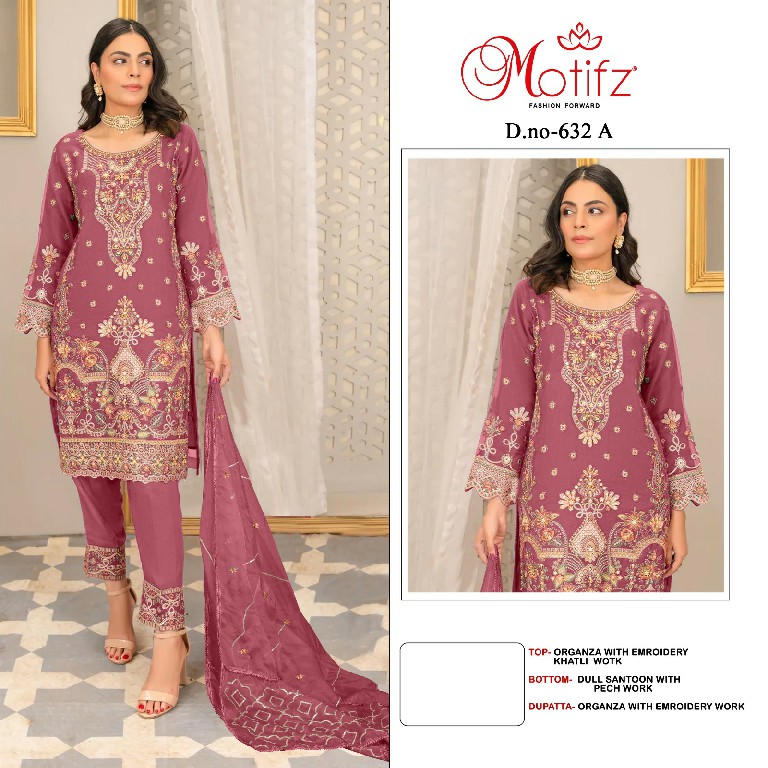 Motifz D.no 632 Wholesale Indian Pakistani Salwar Suits