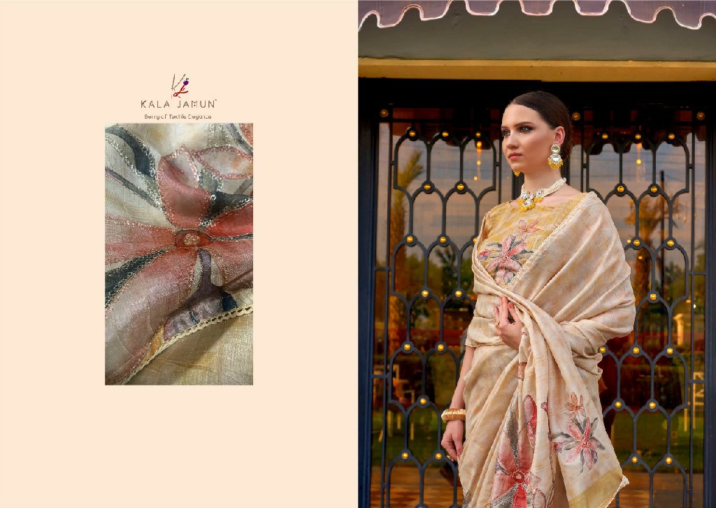 Kala Jamun Essence Wholesale Silk With Print Designer Indian Sarees