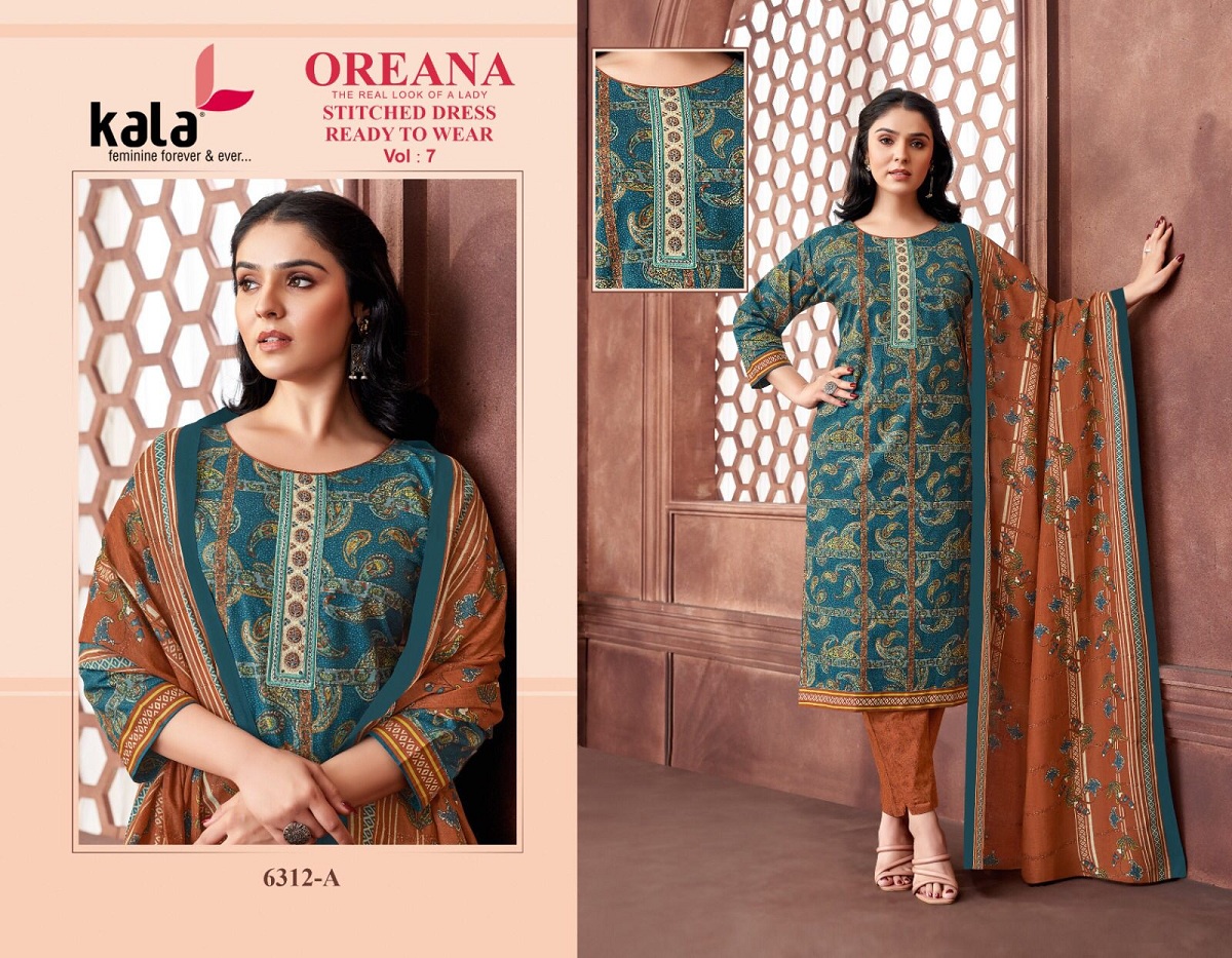 Tarika Kala Oreana Vol-7 Wholesale Readymade Cotton Dress