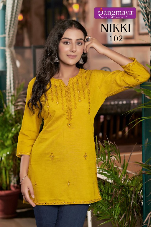 Rangmaya Nikki Wholesale Tunic Short Top Collection