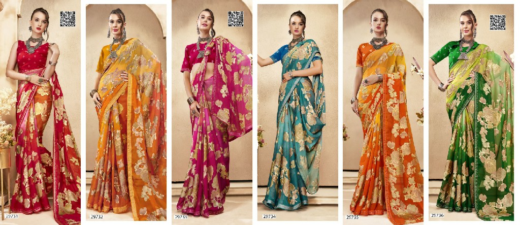 Vallabhi Manika Vol-3 Wholesale Brasso Print Ethnic Sarees