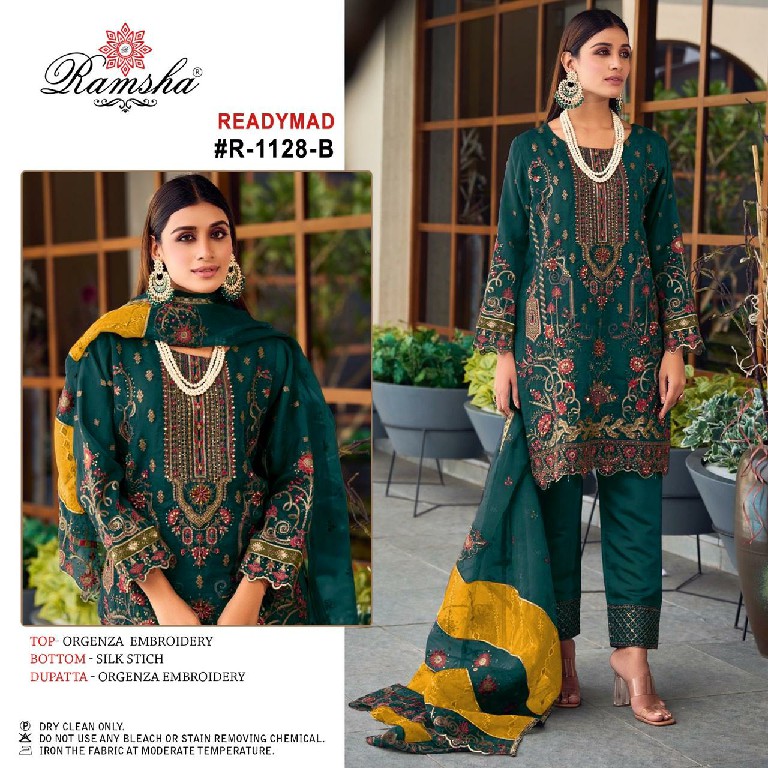 Ramsha R-1128 Wholesale Readymade Indian Pakistani Salwar Suits