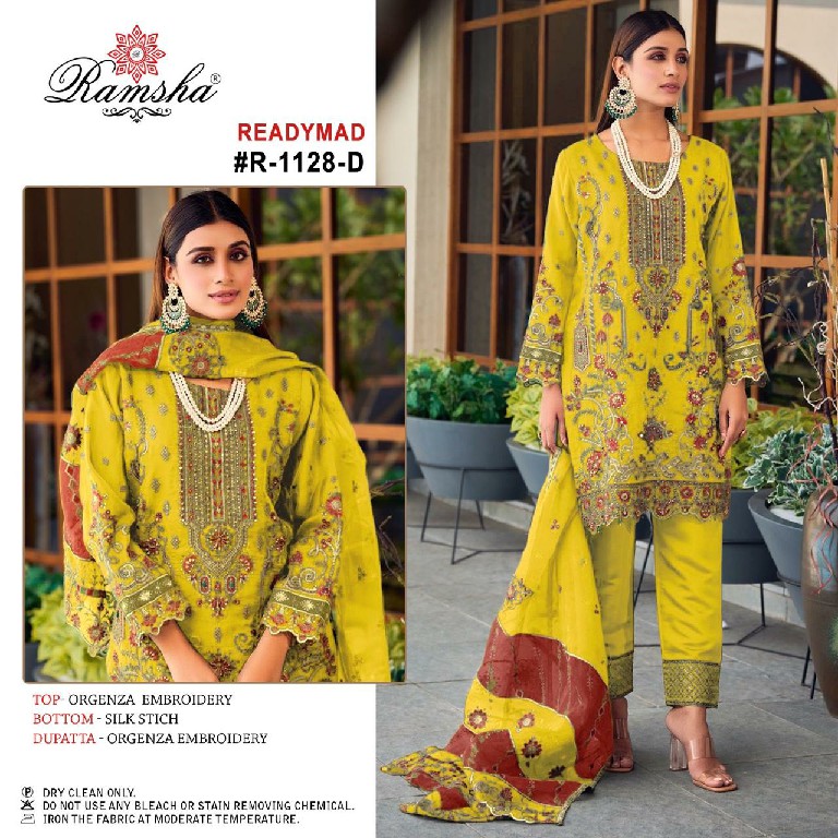 Ramsha R-1128 Wholesale Readymade Indian Pakistani Salwar Suits