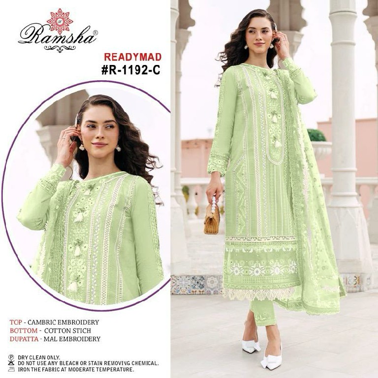 Ramsha R-1192 Wholesale Readymade Indian Pakistani Salwar Suits