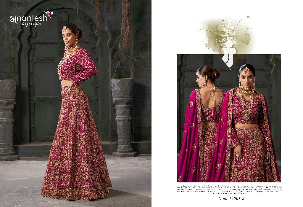 Anantesh Nikaah The Wedding Vibes Vol-1 Colour Addition Wholesale Readymade Wedding Lehengas