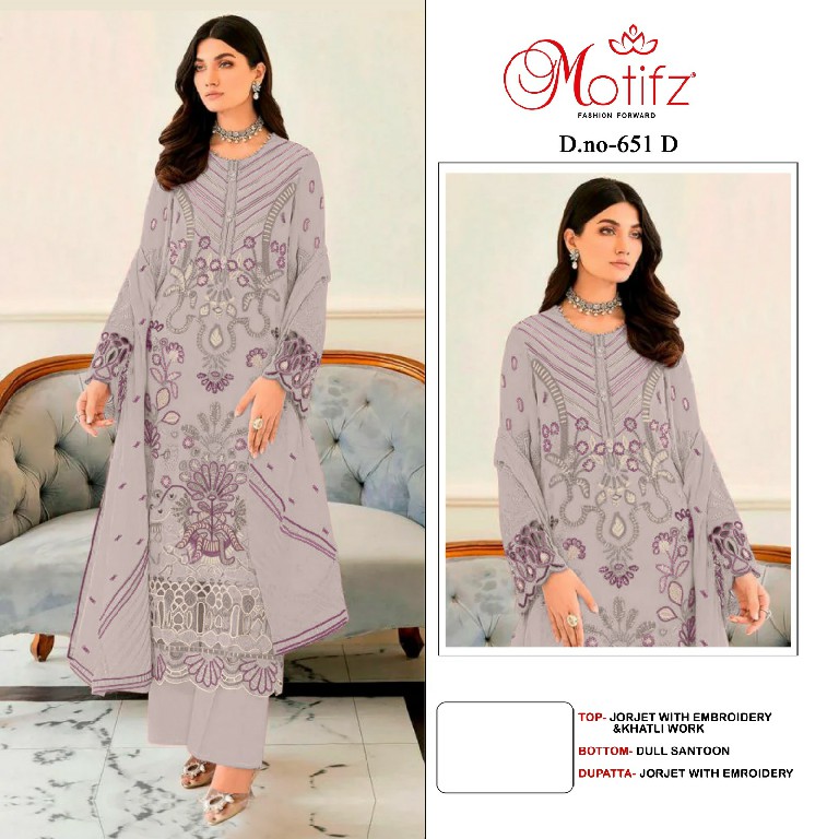 Motifz D.no 651 Wholesale Indian Pakistani Salwar Suits