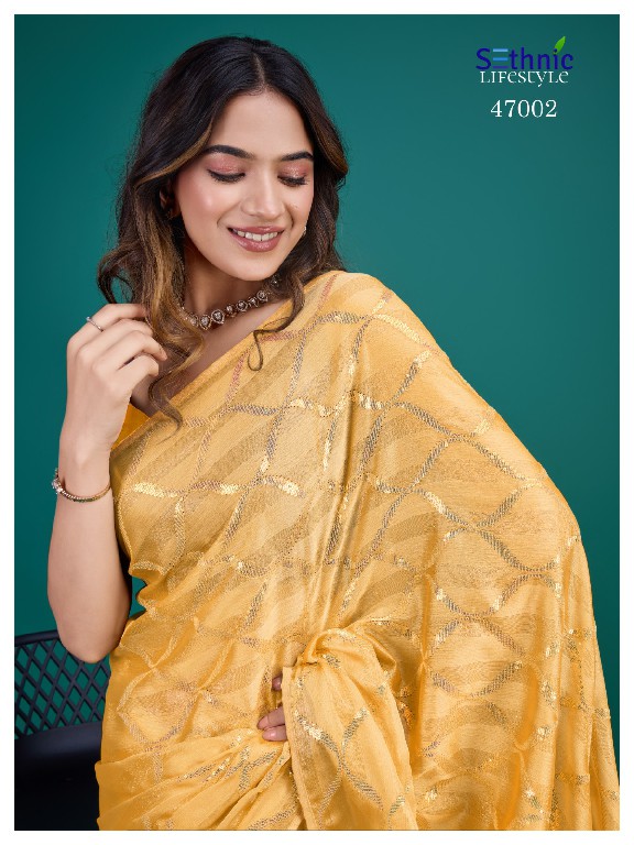 Sethnic Saamya Vol-2  Wholesale Glass Zari Fabrics Function wear Sarees