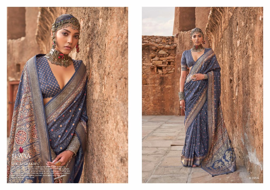 Rewaa Jalpari Wholesale Poly Viscose Silk Party Wear Indian Sarees