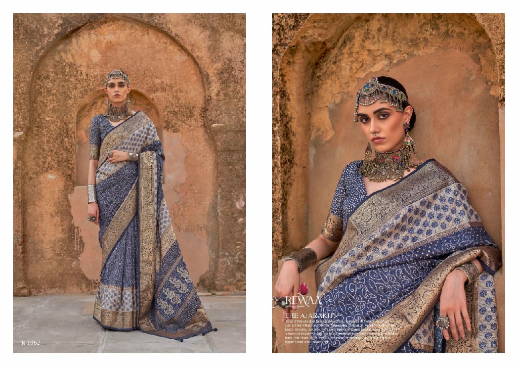 Rewaa Jalpari Wholesale Poly Viscose Silk Party Wear Indian Sarees