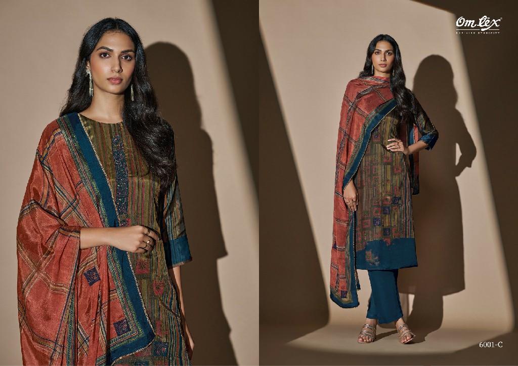 Omtex Danika Wholesale Pariaza Silk With Patchwork Dress