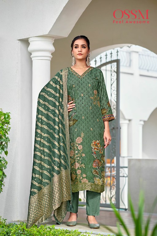 OSSM Mandira Wholesale Pure VIscose Russian 3 Piece Suits