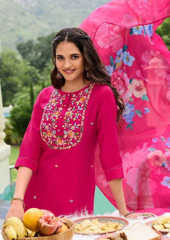 Anju Desi Dhaga Wholesale Kurti With Pant And Dupatta