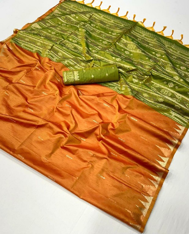 Rajtex Kontessa Wholesale Tussar Silk Handloom Weaving Party Wear Sarees