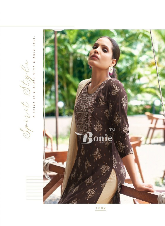 fiana vol 13 by bonie readymade rayon kurti skirt with dupatta