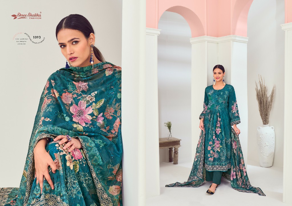 Shree Shalika Shalika Vol-109 Wholesale Lawn Cotton With Embroidery Work Salwar Suits