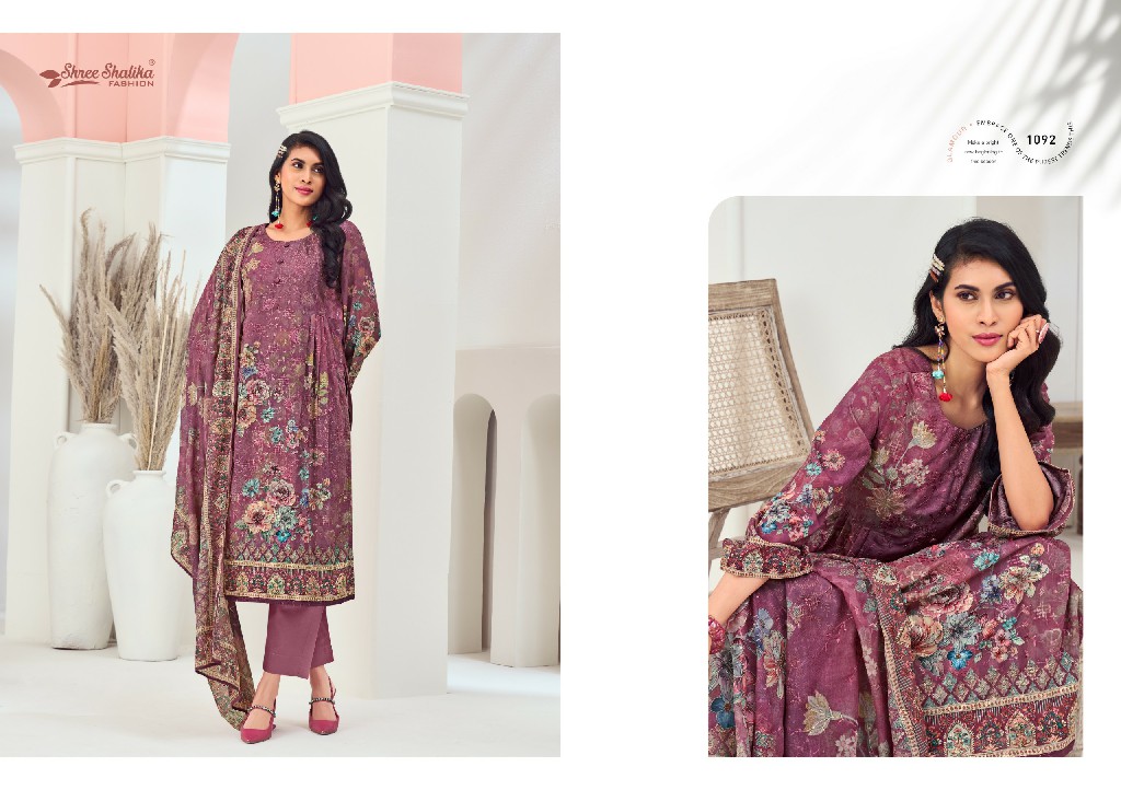 Shree Shalika Shalika Vol-109 Wholesale Lawn Cotton With Embroidery Work Salwar Suits