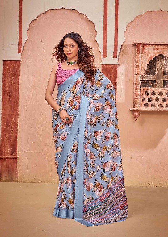 Kashvi Amrapali Vol-2 Wholesale Chiffon Satin Patta Sarees