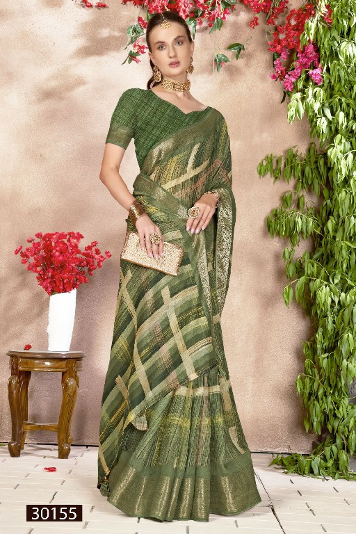 Vallabhi Anuprabha Vol-5 Wholesale Linen Fabrics Sarees