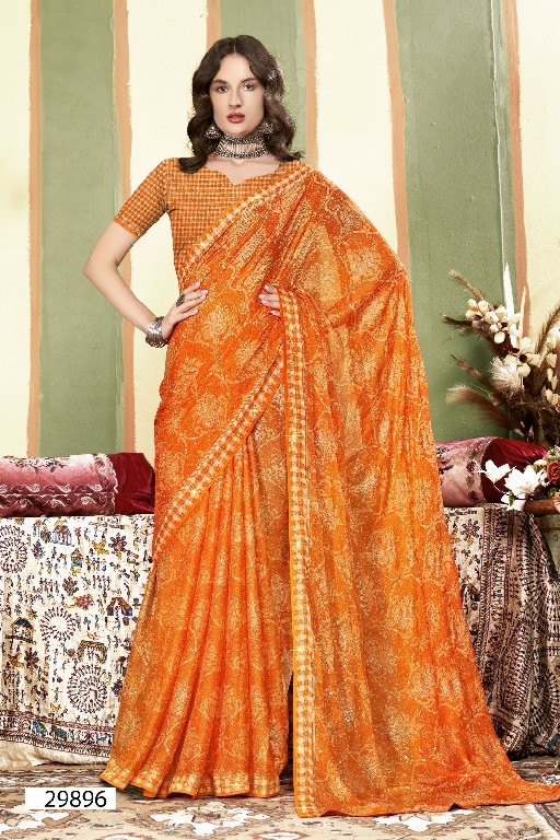 Vallabhi Aaliyah Wholesale Georgette Indian Sarees