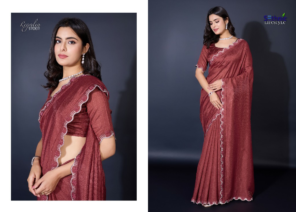 Sethnic Regalia Handwork Wholesale Festive Sarees