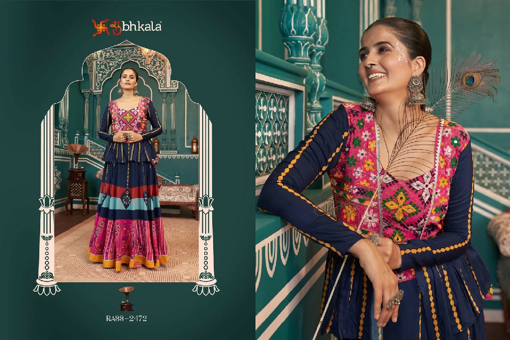 Shubhkala Raas Vol-18 Wholesale Festival Wear Stitched Navratri Collection Jacket Style Chaniya Choli Collection