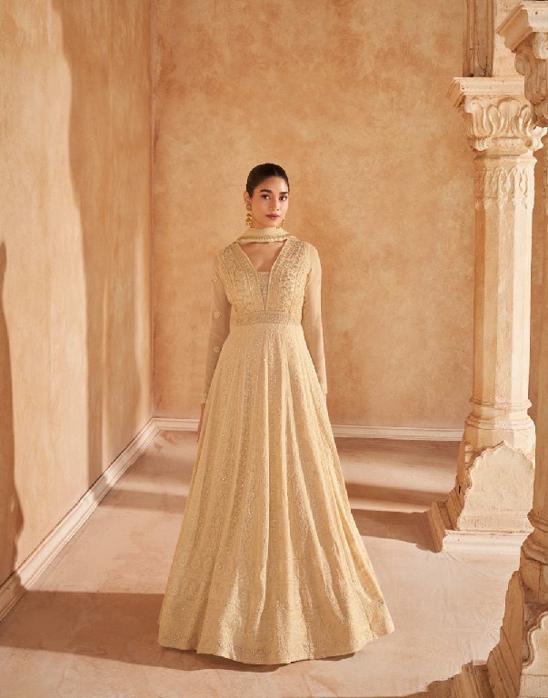 Sayuri Sahira Wholesale Free Size Stitched Gown With Dupatta